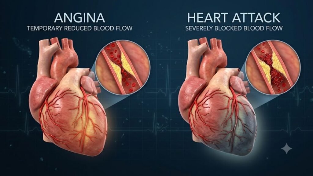 Cardiac angina and a heart attack - Cardiologist in indore