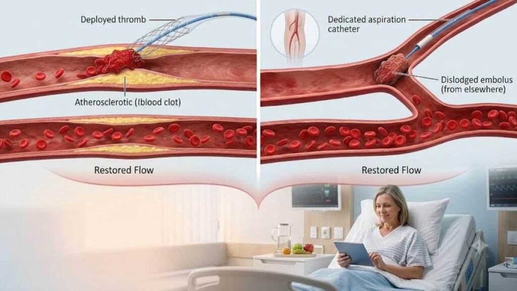 Final Recovery Embolectomy Procedure