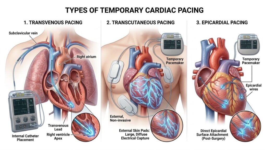 Types of Temporary Pacemakers - Temporary Pacemaker for Heart Patients
