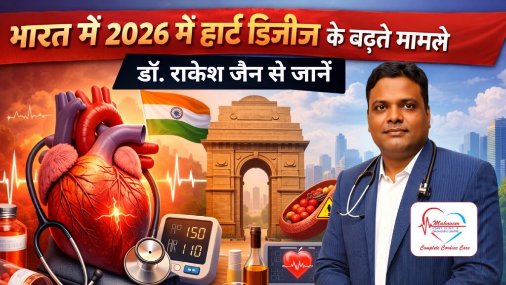 भारत में 2026 में हार्ट डिजीज के बढ़ते मामले