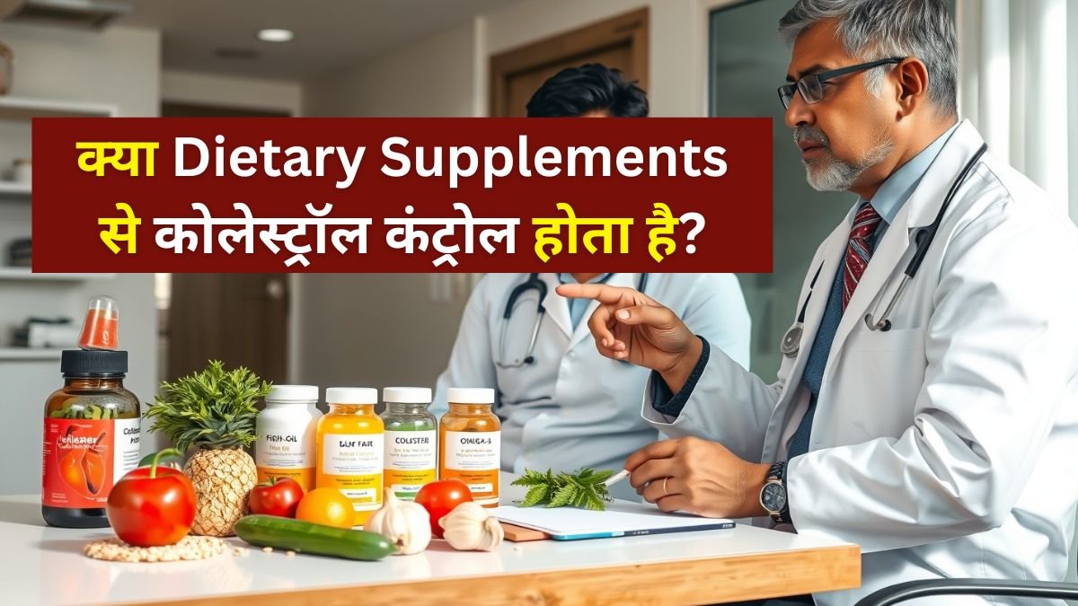 कोलेस्ट्रॉल के लिए डाइटरी सप्लीमेंट्स – डॉ. राकेश जैन