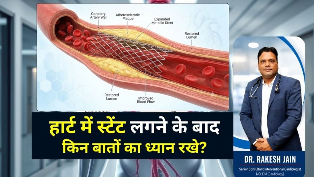 हार्ट में स्टेंट लगने के बाद किन बातों का ध्यान रखना चाहिए