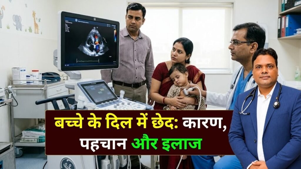 बच्चों के दिल में छेद कारण, पहचान और इलाज